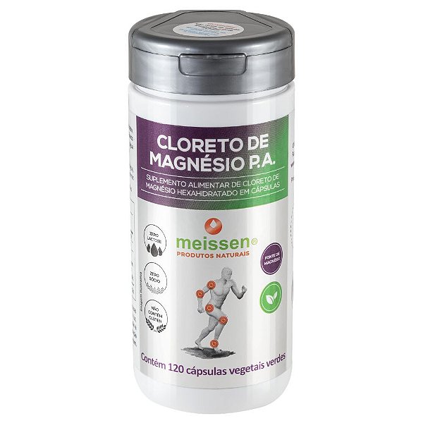 Cloreto Magnesio PA 120 Capsulas - Meissen