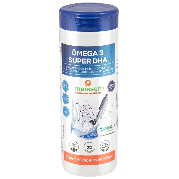 Omega 3 Meg-3 Super DHA 60 Capsulas - Meissen