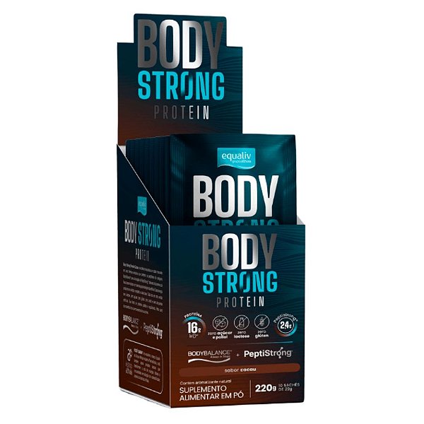 Body Strong Protein Cacau 10 Sache - Equaliv