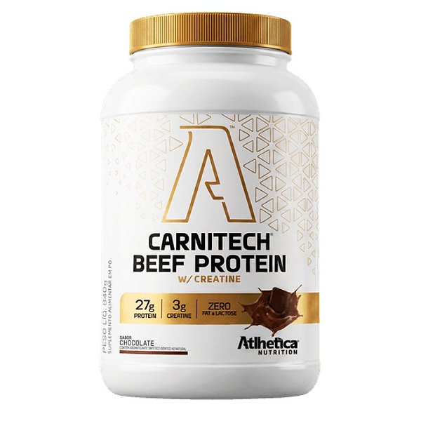 Carnitech Beef Protein Chocolate 840g - Atlhetica