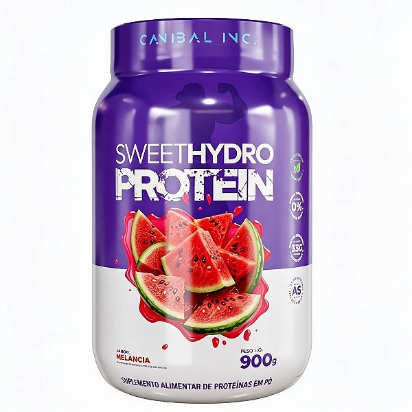 Sweet Hydro Protein Melancia 900g - Canibal