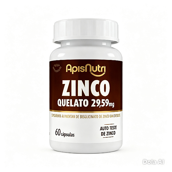 Zinco Quelato 380Mg 60 Caps - ApisNutri