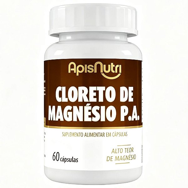 Cloreto Magnesio PA 800Mg 60Caps - ApisNutri