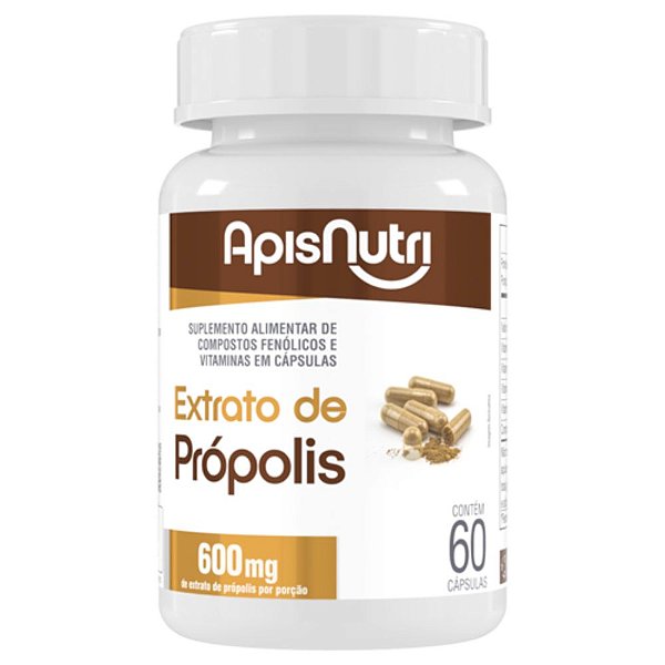 Extrato Propolis 500Mg 60Caps - ApisNutri