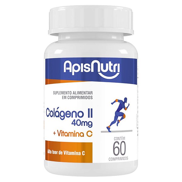 Colageno Tipo II Vitamina C 500Mg 60Tabs - ApisNutri