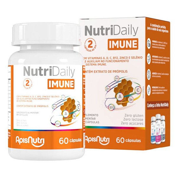 Nutri Daily Imune 570Mg 60Caps - ApisNutri