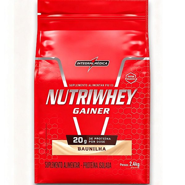 Nutri Whey Gainer Baunilha 2.4Kg - Integralmedica