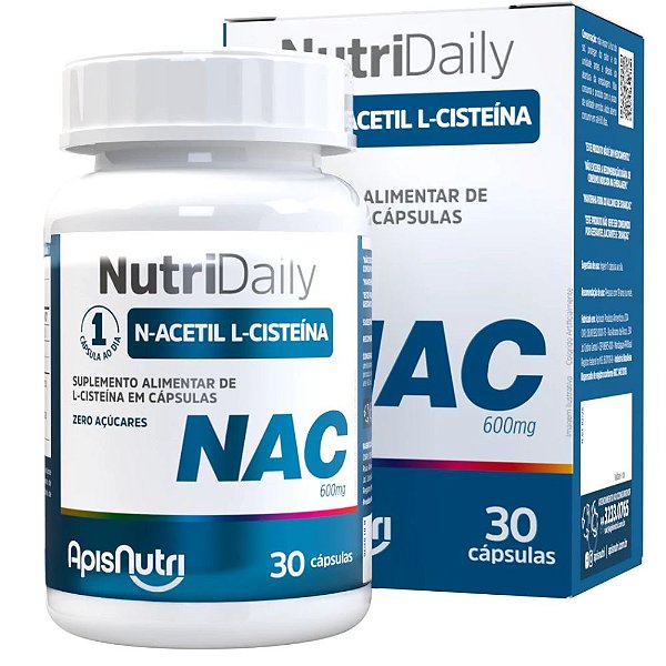Nutri Daily NAC 900Mg 30Caps - ApisNutri