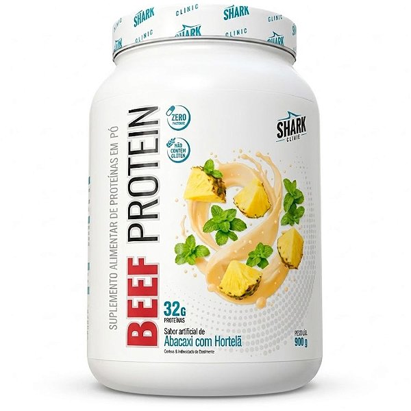 Beef Protein Abacaxi Hortela 900g - Shark Pro