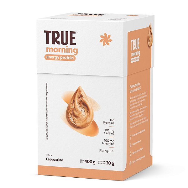 True Morning Energy Protein Cappuccino 20 Sache True Source