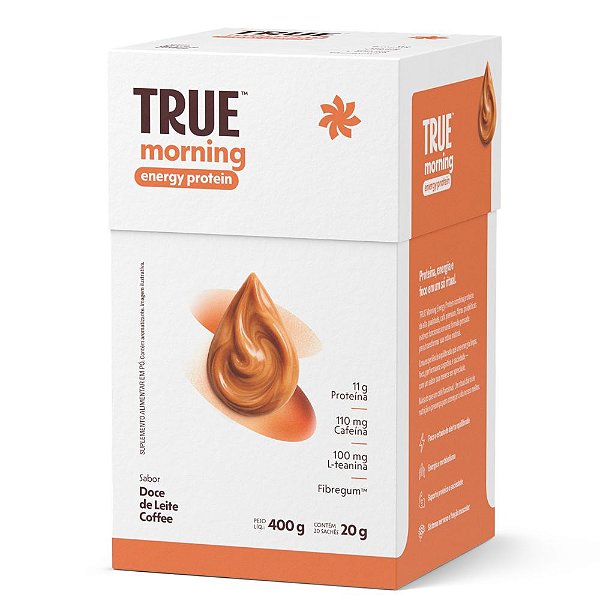 True Morning Energy Protein Doce Leite 20 Sache True Source