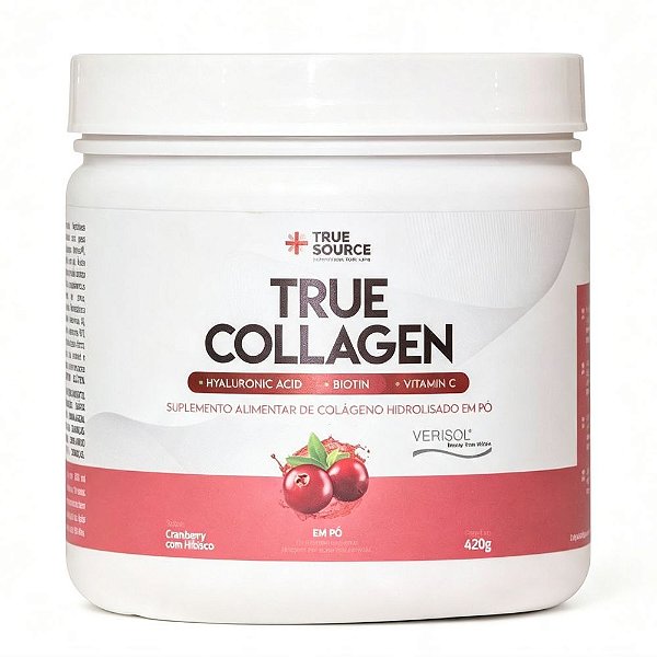 True Collagen Cranberry Hibisco 420g - True Source