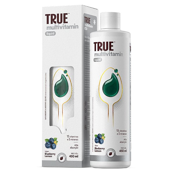 True Multivitamin Liquid Blueberry Lemon 450ML - True Source