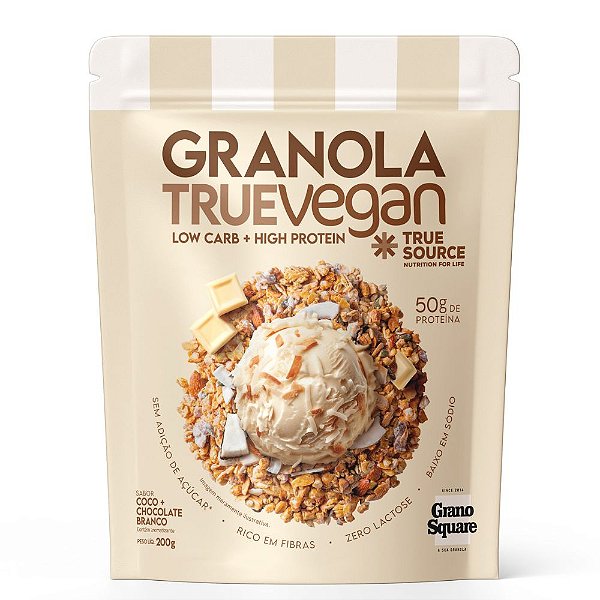 Granola True Vegan Coco Chocolate Branco 200g - True Source