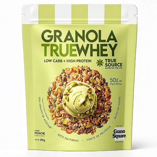 Granola True Whey Pistache 200g - True Source