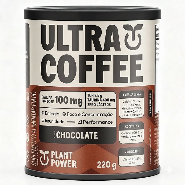 UltraCoffee Chocolate 220g - Plant Power