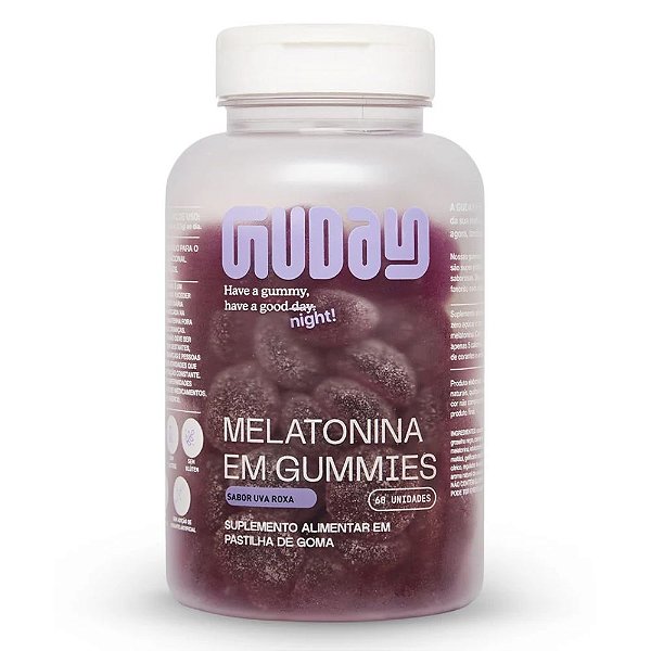 Melatonina Gummies Uva Roxa 60Un - Guday