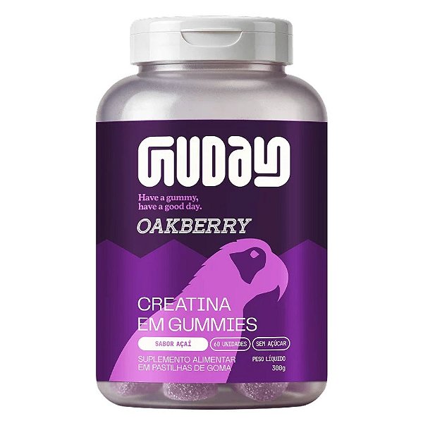 Creatina Gummies Oakberry Acai 60Un - Guday