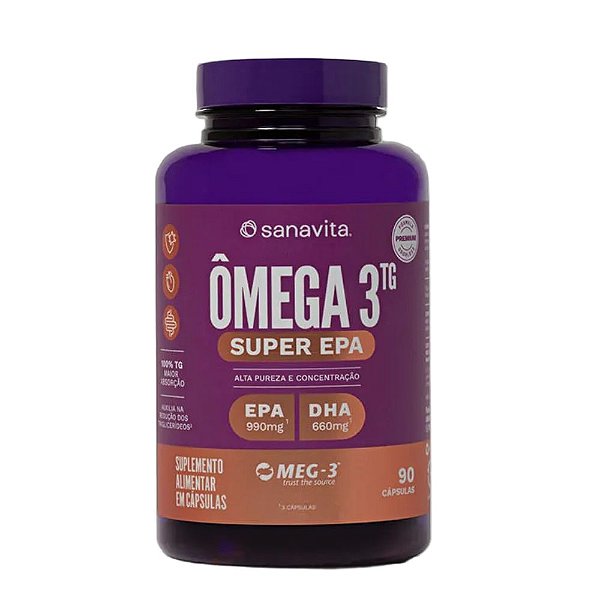 Omega 3Tg Super Epa 90 Caps - Sanavita