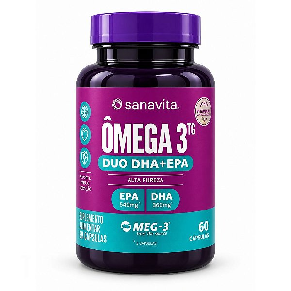 Omega 3Tg Duo Dha Epa 60 Caps - Sanavita