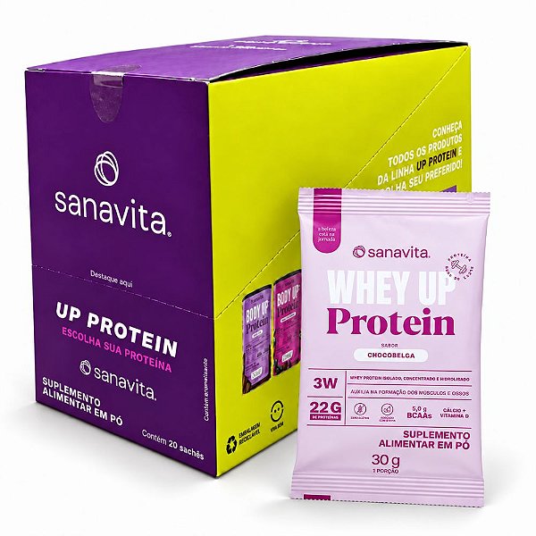 Body Up Chocobelga 20 Saches 30g - Sanavita