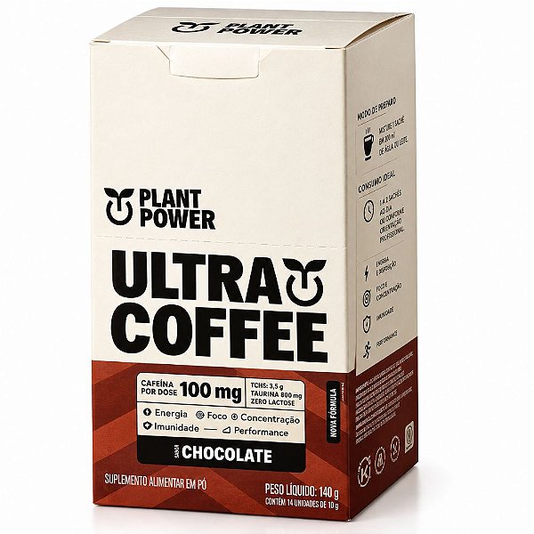 UltraCoffee Chocolate Sache 14Un - Plant Power