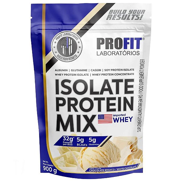 Isolate Protein Mix Chocolate Branco 900g Refil - Profit