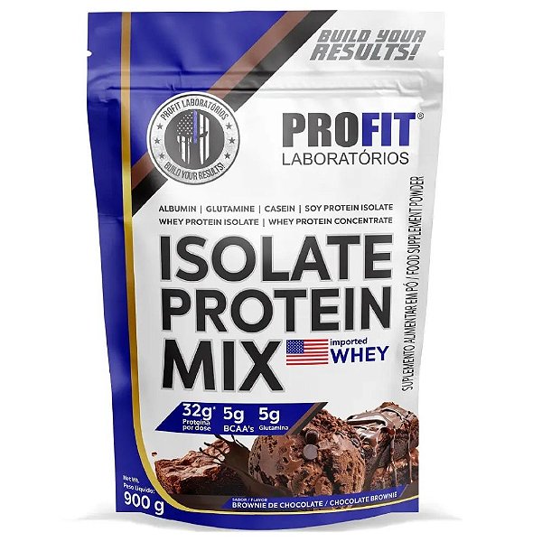 Isolate Protein Mix Brownie Chocolate 900g Refil - Profit