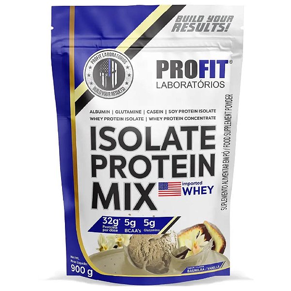 Isolate Protein Mix Baunilha 900g Refil - Profit