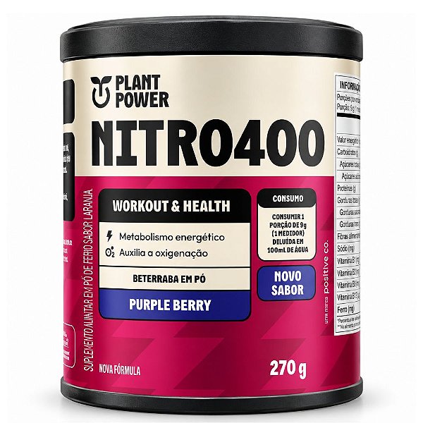 Nitro 400 Nitrato Purple Berry 270g - Plant Power