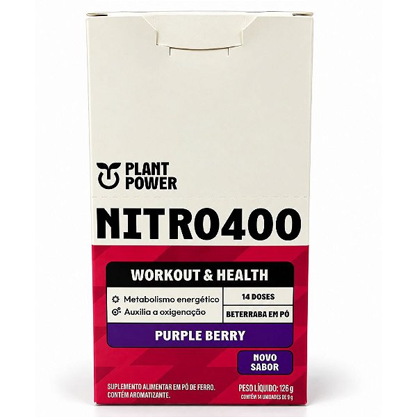 Nitro 400 Nitrato Purple Berry Sache 14Un - Plant Power