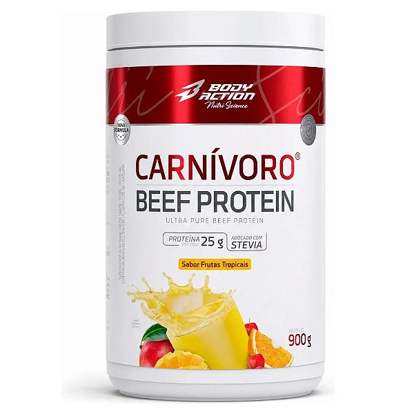 Carnivoro Beef Protein Frutas Tropicais 900g - BodyAction
