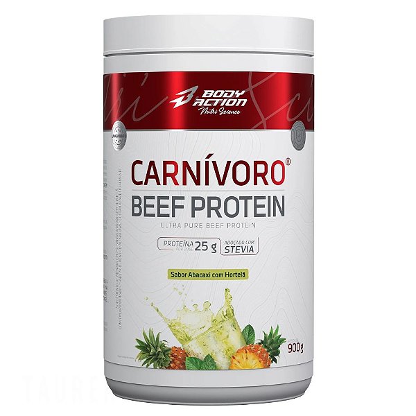 Carnivoro Beef Protein Abacaxi Hortela 900g - BodyAction