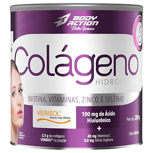 Colageno Verisol Natural 200g - BodyAction