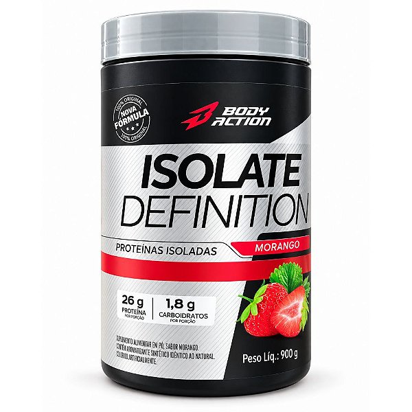 Isolate Definition Morango 900g Pote - BodyAction