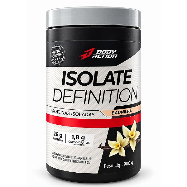 Isolate Definition Baunilha 900g Pote - BodyAction