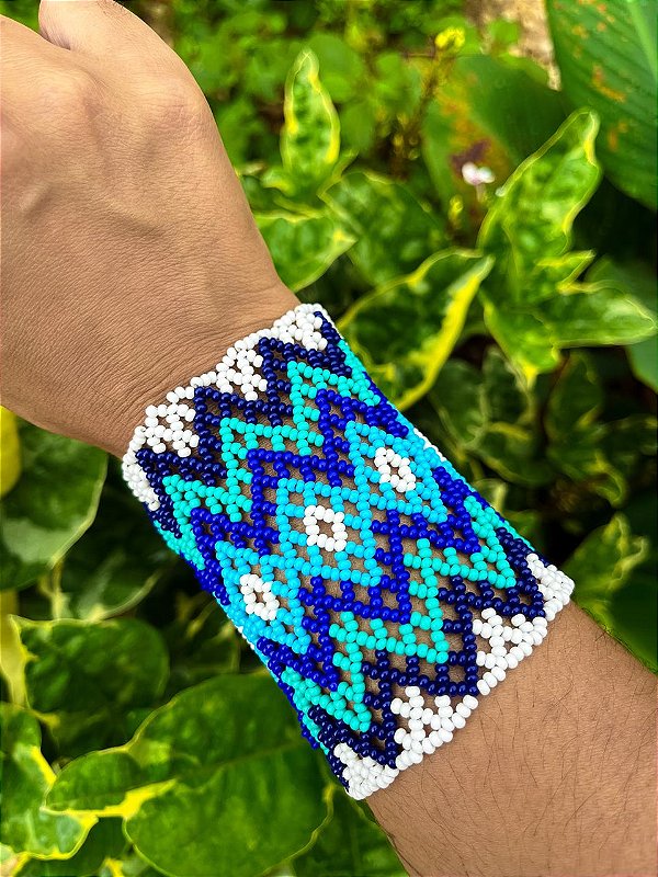 Pulseira de Miçangas Mar