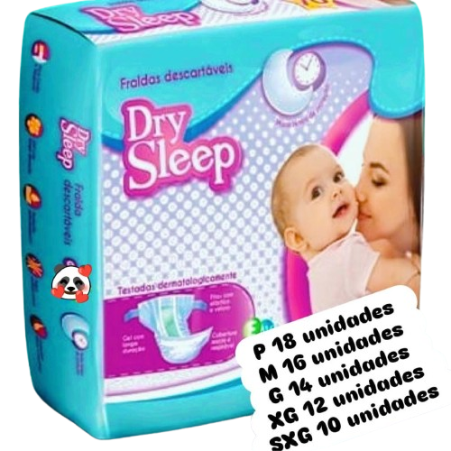 Dry Sleep Fralda Descartavel Infantil Pratica P18