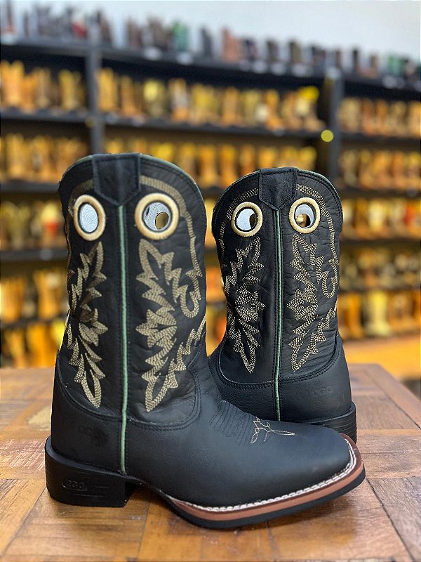 BOTA DGO PRETA SOLADO FLEX 120125G2P