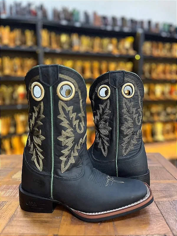 BOTA DGO PRETA SOLADO FLEX 120125G2P