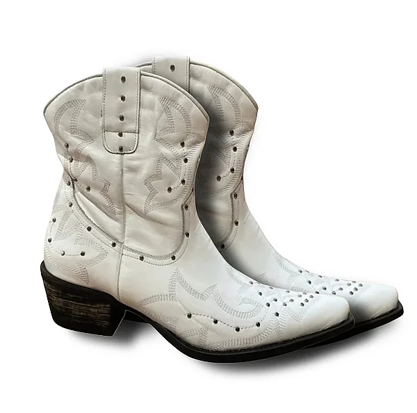 BOTA TUCSON TEXANA BRANCO