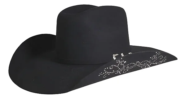 CHAPÉU PRALANA CROSS HORSE ABA 12 PRETO 12432