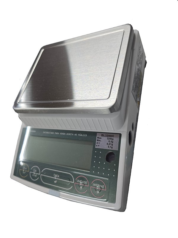 BALANCA ELETRONICA CENTESIMAL 3200 G DIVISAO 0,01 G BIVOLT REF. BL 3200H - UN