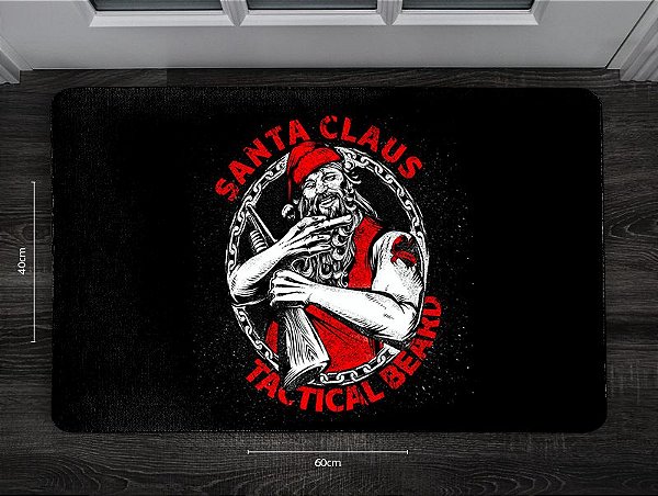 Tapete Militar Santa Claus Tactical Beard Team Six Brasil