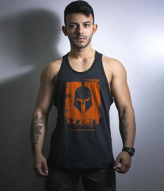 Camiseta Regata Si Vis Pacem Para Bellum Masculina Team Six Brasil