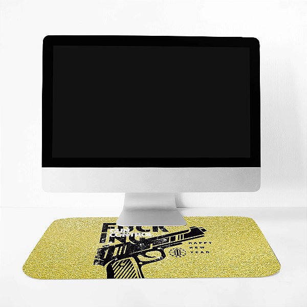 Mousepad Militar Fuck Gun Control Happy New Year Team Six Brasil