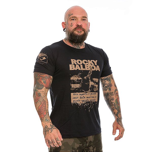 Camiseta Masculina Rocky Balboa Team Six Brasil