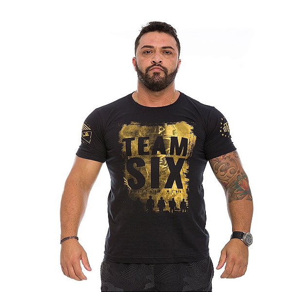Camiseta Masculina Military Wear Team Six Brasil