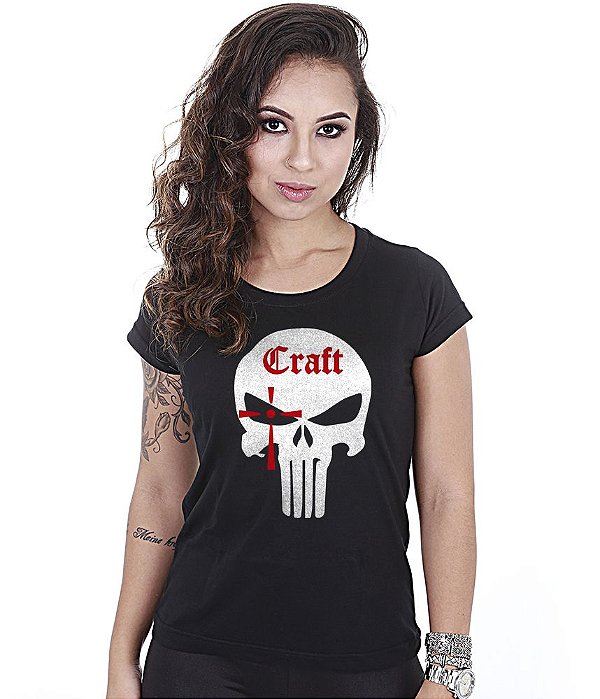 Camiseta Baby Look Feminina Craft Team Six Brasil