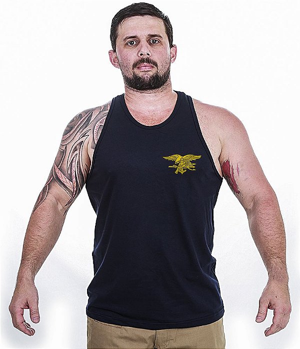 Camiseta Regata Original Navy Seals Masculina Team Six Brasil